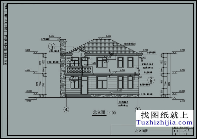 90平方米新农村住宅设计二层小别墅设计图纸,11x9米