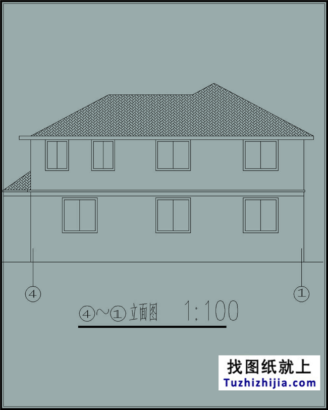 120平方米农村二层别墅施工建筑设计图,14x10米