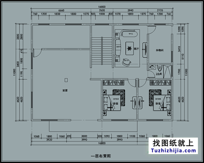 新款漂亮農村三層別墅建築設計圖紙帶效果圖片,3種戶型_三層別墅設計