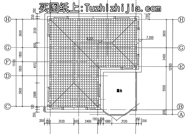 二层复式小别墅设计图,楼中楼结构,外观漂亮,简单