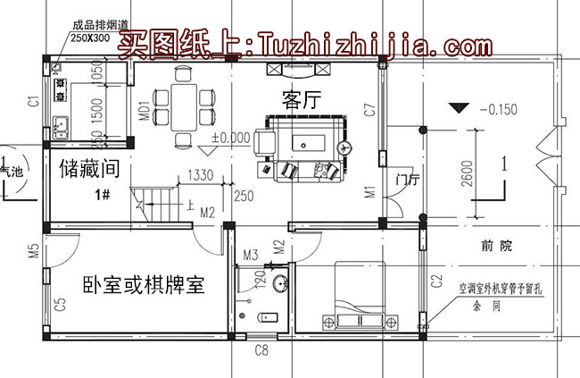 小型经济实用的二层别墅房屋设计图，小户型经典设计