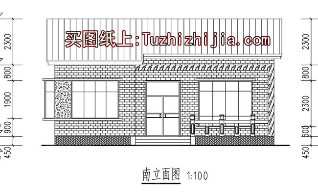 196平方米乡村一层别墅CAD设计图纸带效果图,11X21米
