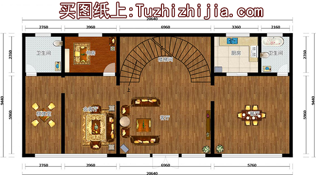 二层现代别墅设计图及效果图，外观美观，大气