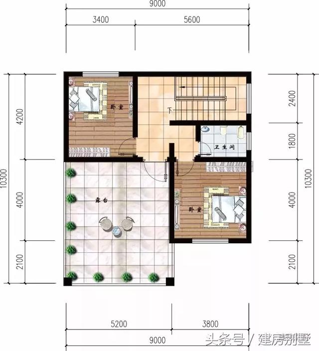 3款小开间别墅设计方案图，小开间这样建才好看