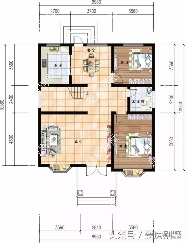 3款小开间别墅设计方案图，小开间这样建才好看