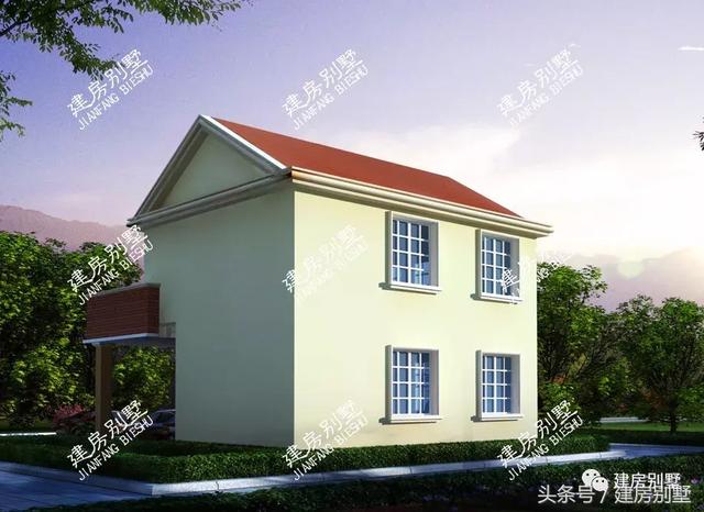 11.3×11.3米二层别墅，布局实用造价低，很适合农村建