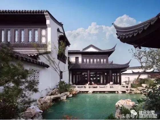 中式庭院设计别墅豪华实拍图，美不美大伙评评