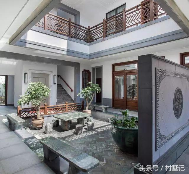 新中式别墅设计图，附装修、庭院实拍，魅力无穷