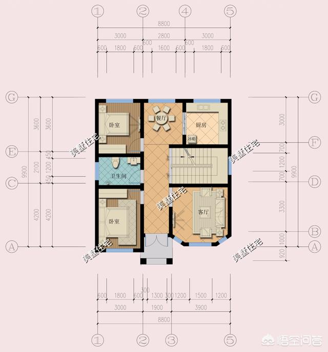 10×10米农村建房怎么设计图纸方案？