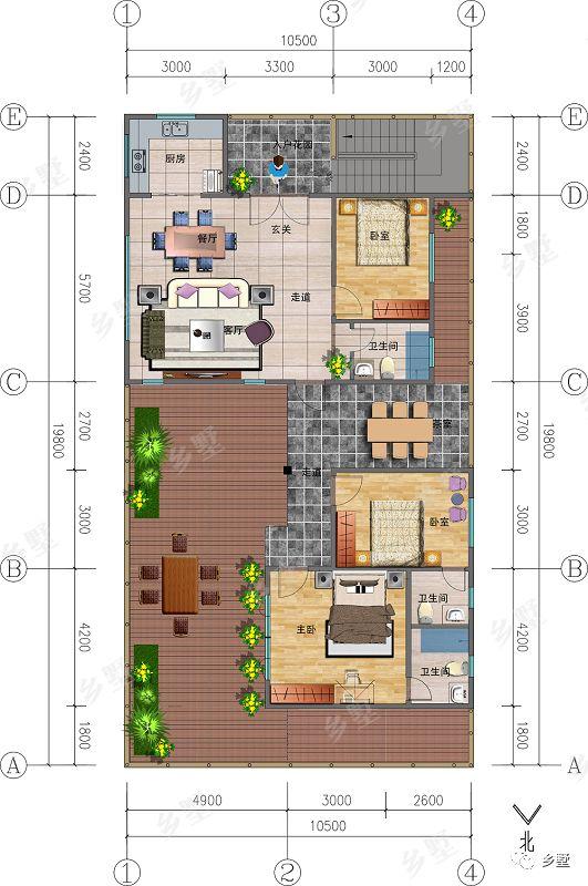 农庄设计方案图，建好的实拍图更漂亮