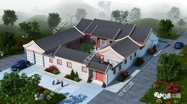 3套中国传统四合院设计方案图，四合院才称得上豪宅
