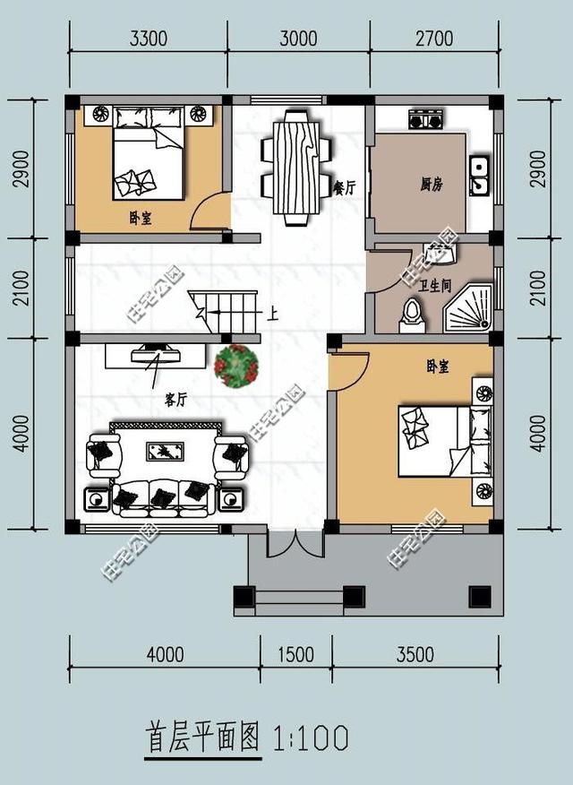 9x12米房屋设计图图片