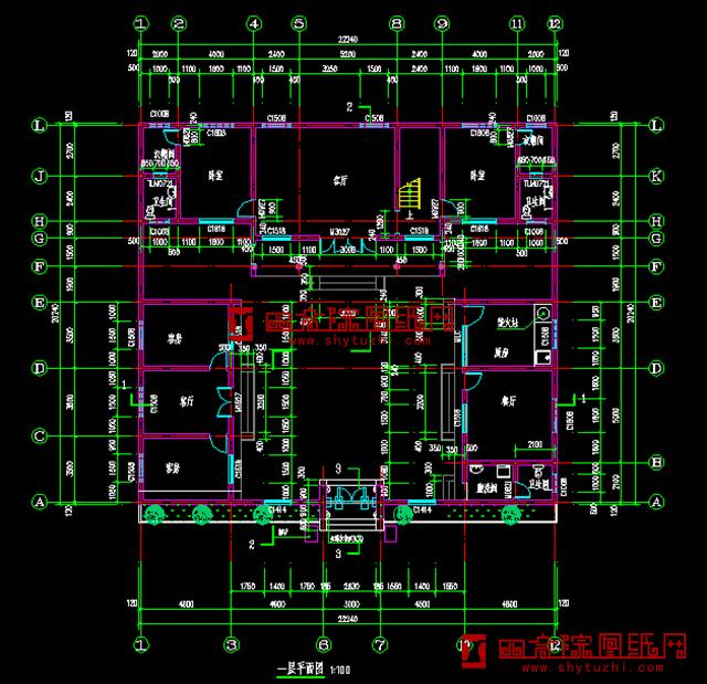 22米×20米白墙黛瓦二层三合院，前低后高，错落有致