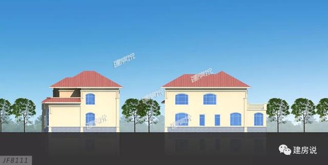 5款全新设计的两层小楼房设计图，回家建一栋，不再漂泊