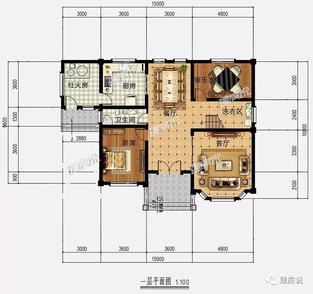 5款全新设计的两层小楼房设计图，回家建一栋，不再漂泊