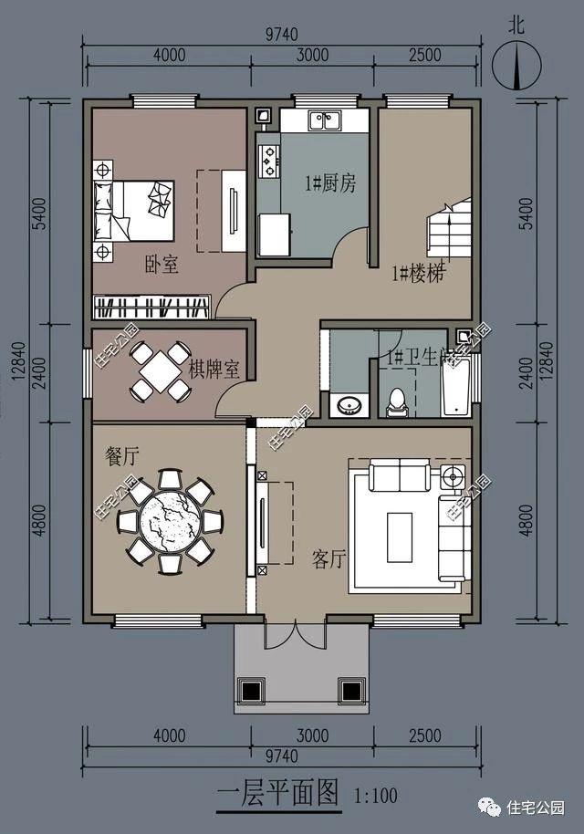 二层简约小别墅设计图，设计不在繁复，舒适就行