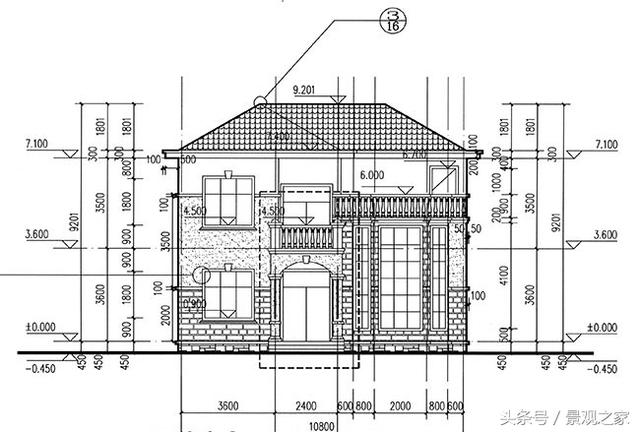 二层小别墅设计图，楼中楼结构，外观漂亮，简单