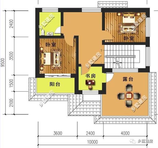 3款适合乡村的简单住宅设计方案图，造价低，建造简单