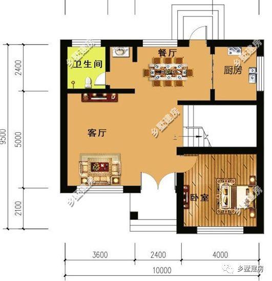 3款适合乡村的简单住宅设计方案图，造价低，建造简单