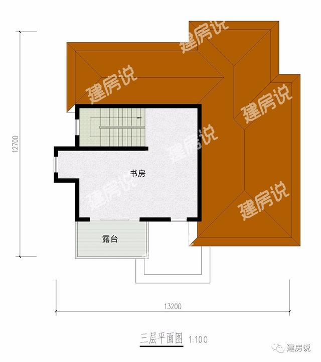 带健身房和书房的三层农村别墅，80、90后都喜欢的户型