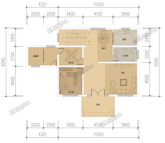 15x9米二层简欧别墅设计，造价18万真的可以拥有么？