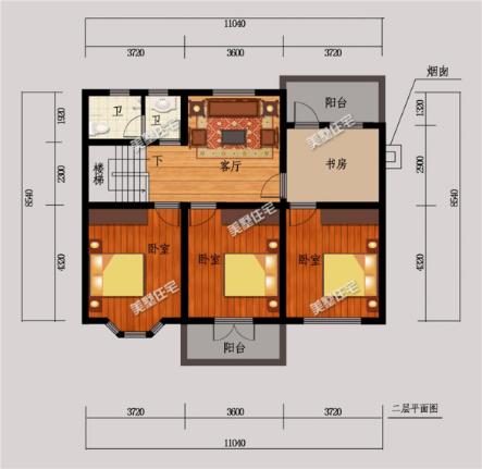 宅基地小？占地100平内的自建房户型大全，造价实惠