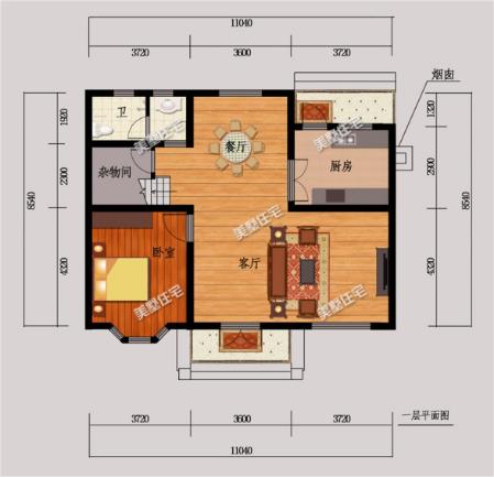 这12款别墅占地不足百平米，造价实惠，超级适合农村小面积宅基地