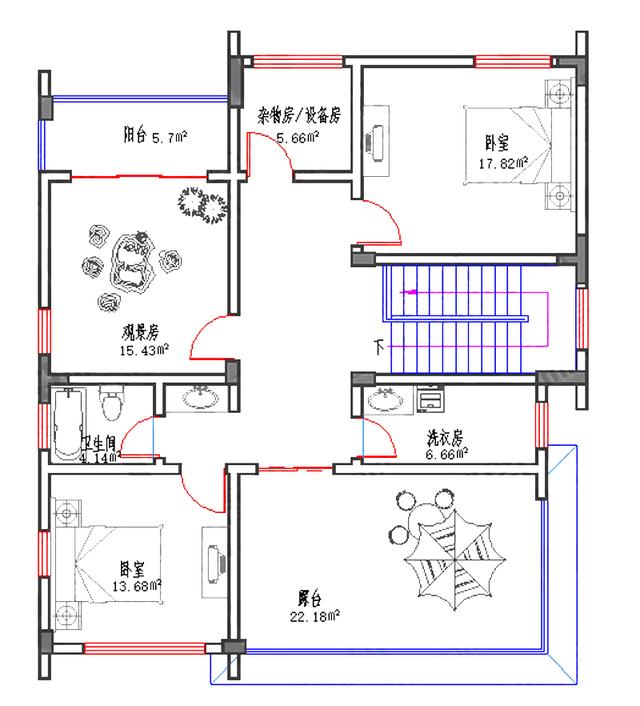 5款徽派风格农村自建房设计方案图，喜欢徽派的收藏了