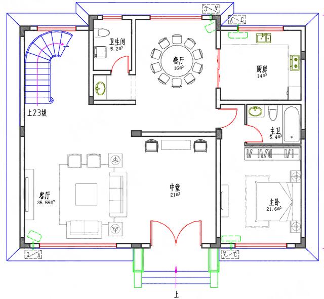 5款徽派风格农村自建房设计方案图，喜欢徽派的收藏了