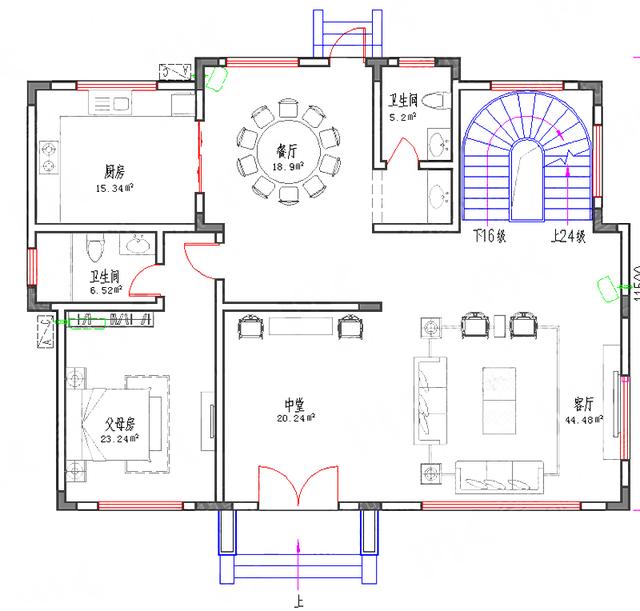 5款徽派风格农村自建房设计方案图，喜欢徽派的收藏了