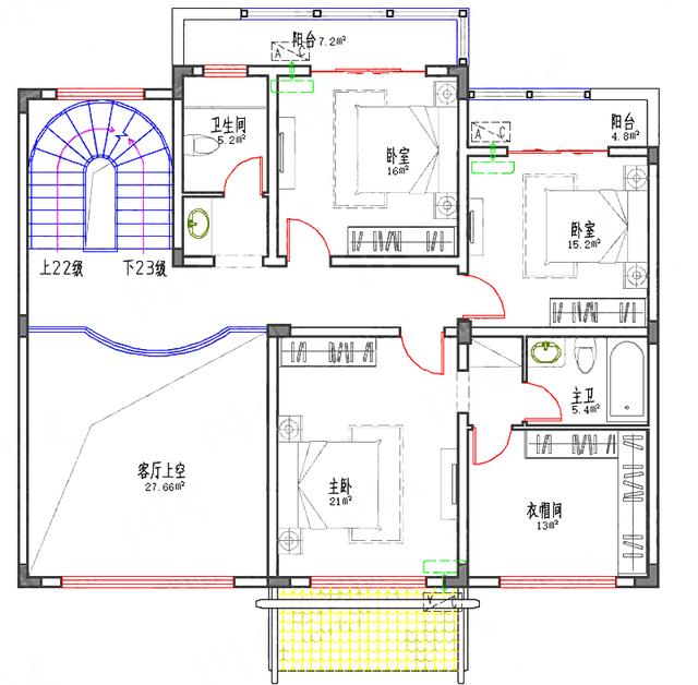 5款徽派风格农村自建房设计方案图，喜欢徽派的收藏了