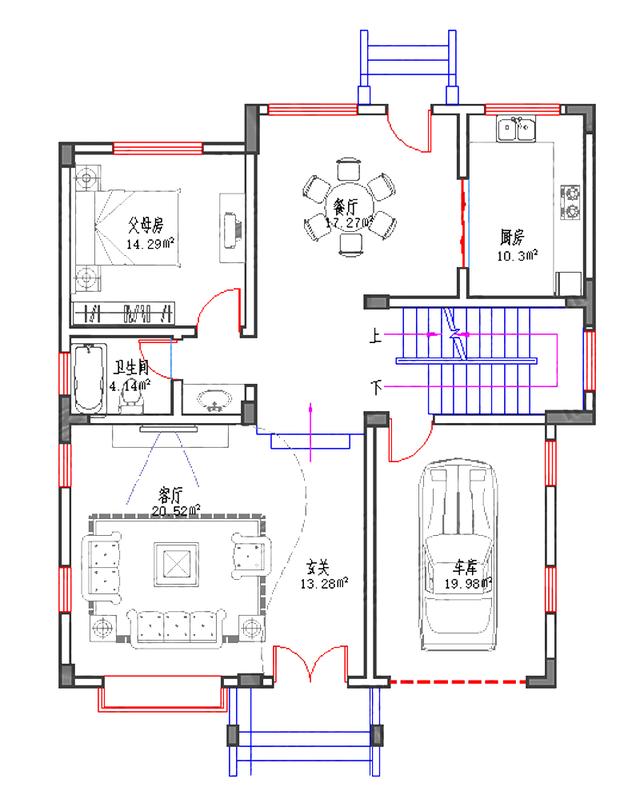 5款徽派风格农村自建房设计方案图，喜欢徽派的收藏了