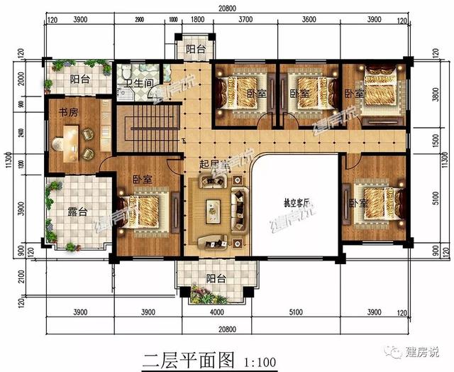 5套新中式房屋设计方案图，经典耐看，比欧美风格更高端