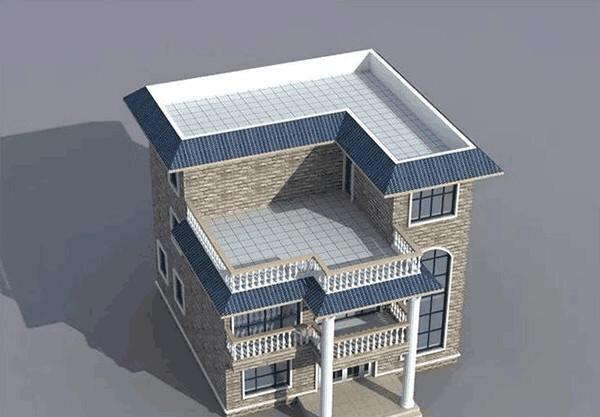 3款爆款平屋顶别墅图，建好外观不输坡屋顶