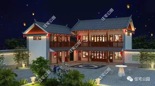 24套中式风格别墅，让外国人都想建的别墅户型！