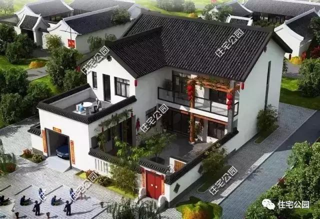 24套中式风格别墅，让外国人都想建的别墅户型！