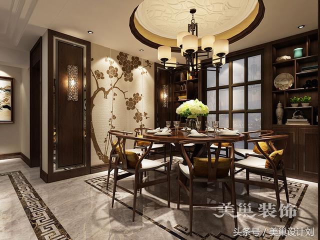 郑州这些300平别墅大宅的新中式案例 设计效果不是一般的惊艳