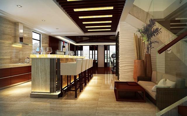 460平米别墅 现代新中式室内设计风格