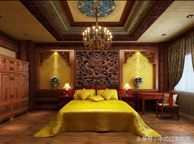 中式红木家装装修豪宅别墅如梦回清朝