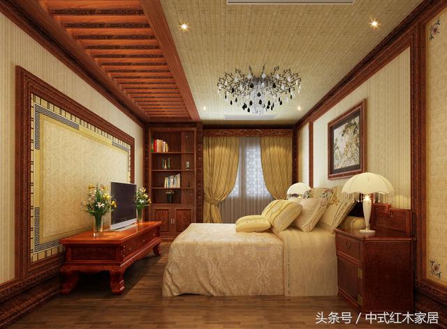 中式红木家装装修豪宅别墅如梦回清朝