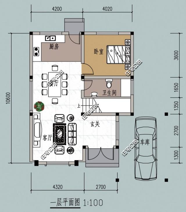 11X10米别墅，同一造型，2种方案，你喜欢哪个？