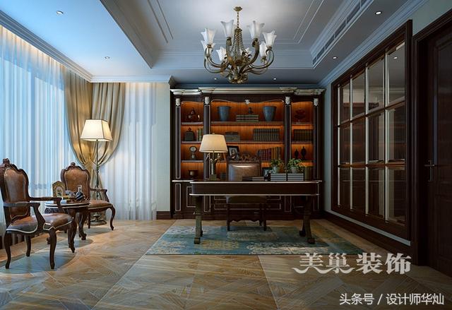 普罗旺世别墅设计：造型独特儿童房榻榻米储物柜（郑州）