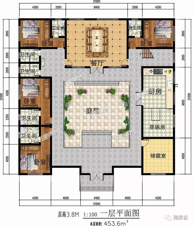 用一组别墅图告诉你们，现在的中式四合院设计的真的不是一般的出彩