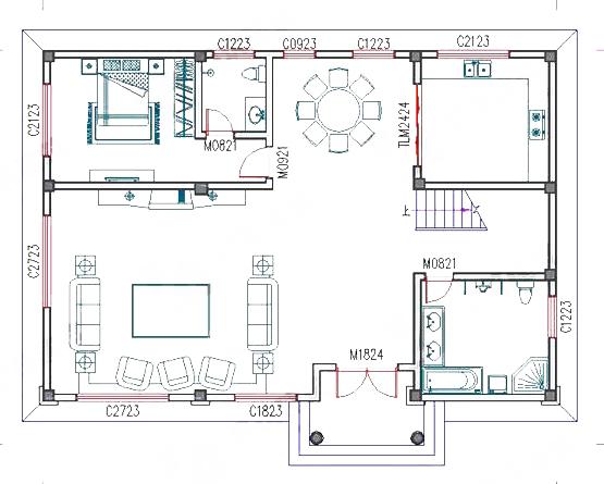 三层欧式别墅设计图，占地160㎡，2厅5卧，造价43万，经典实用。