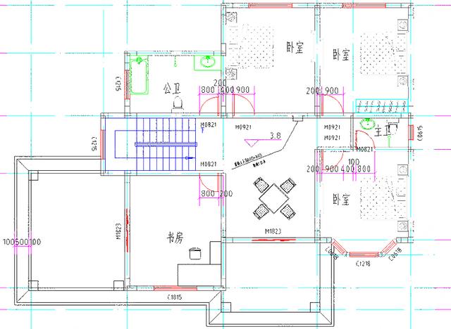 40万16×12米二层私家别墅设计图，2厅5卧+地下室车库+酒窖+休闲厅+套房