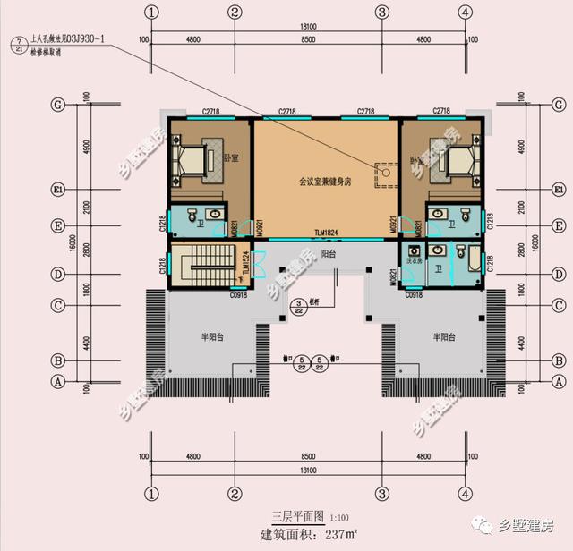 中式三层农村自建别墅设计图，性价比高，你值得拥有