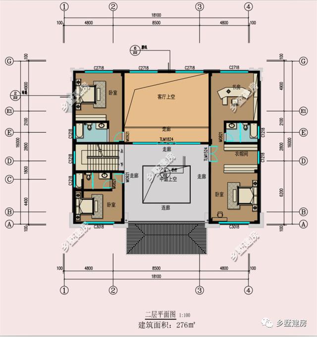 中式三层农村自建别墅设计图，性价比高，你值得拥有
