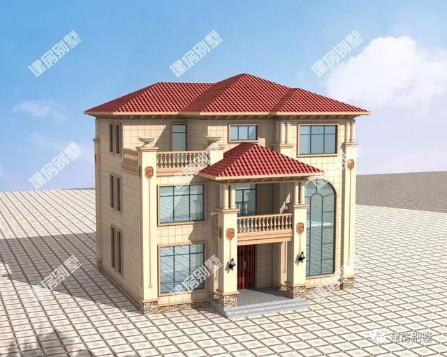 三层欧式别墅设计图13.5×11.2米，要建就建栋豪华大气的住宅