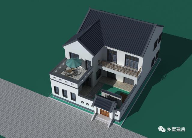 4款中式风格的小别墅设计图，很适合我们农村自建，大家一起来看看吧