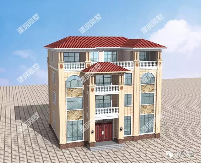 16.2×11.5米四层别墅设计图，农村自建房的典范，内外兼修养眼又实用